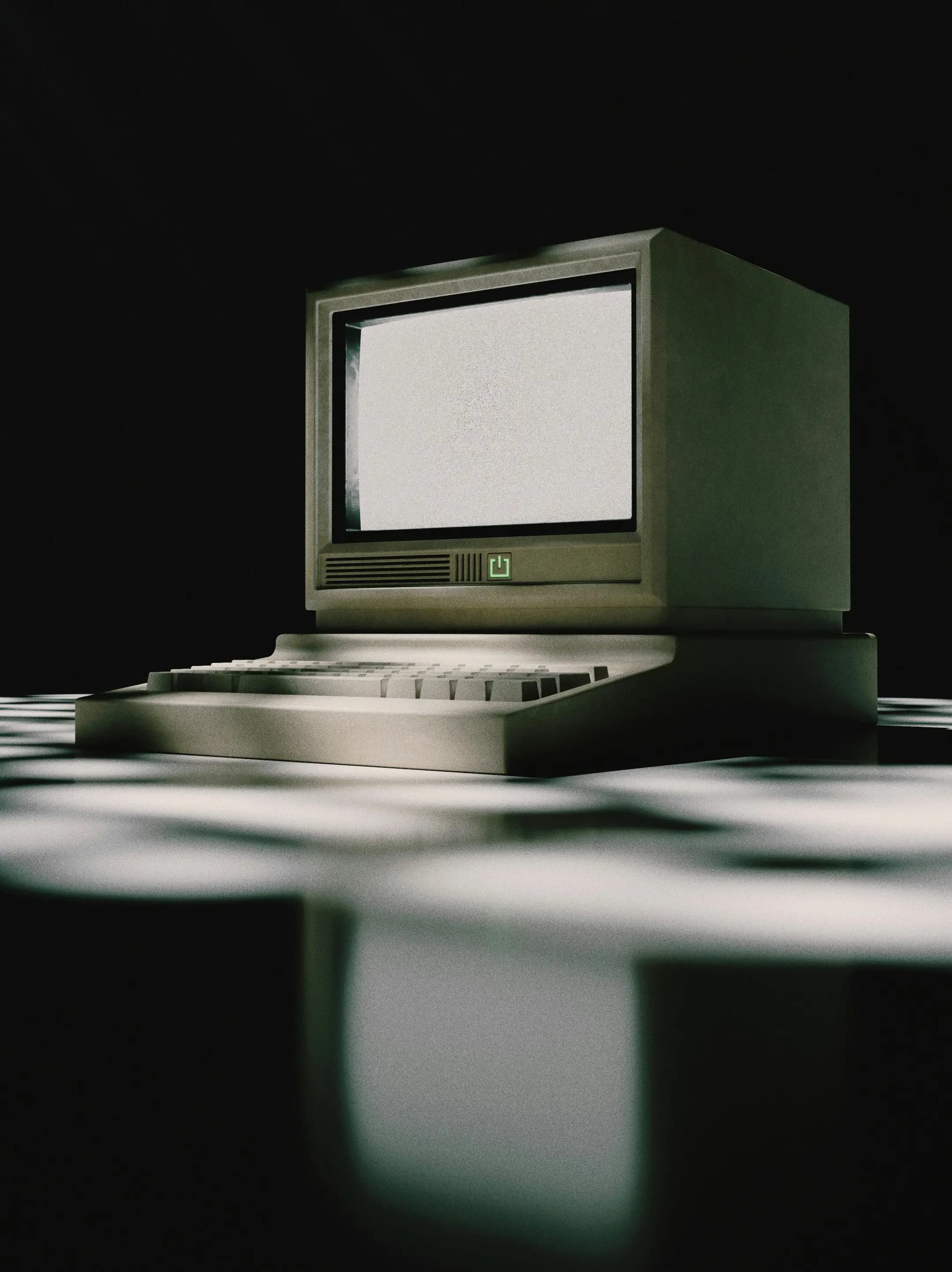 An old computer image